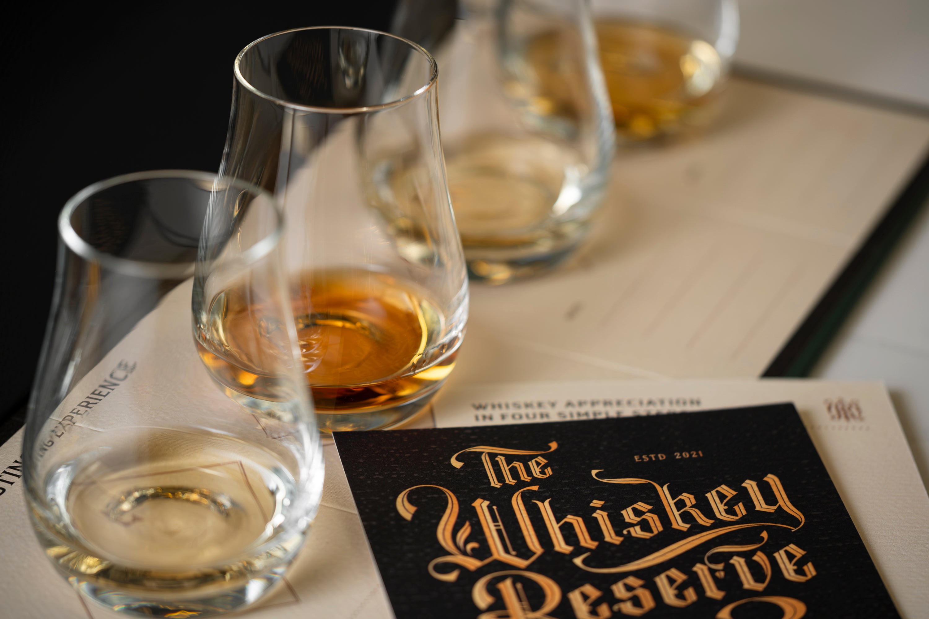 21YO & over - Whiskey Tasting Experience