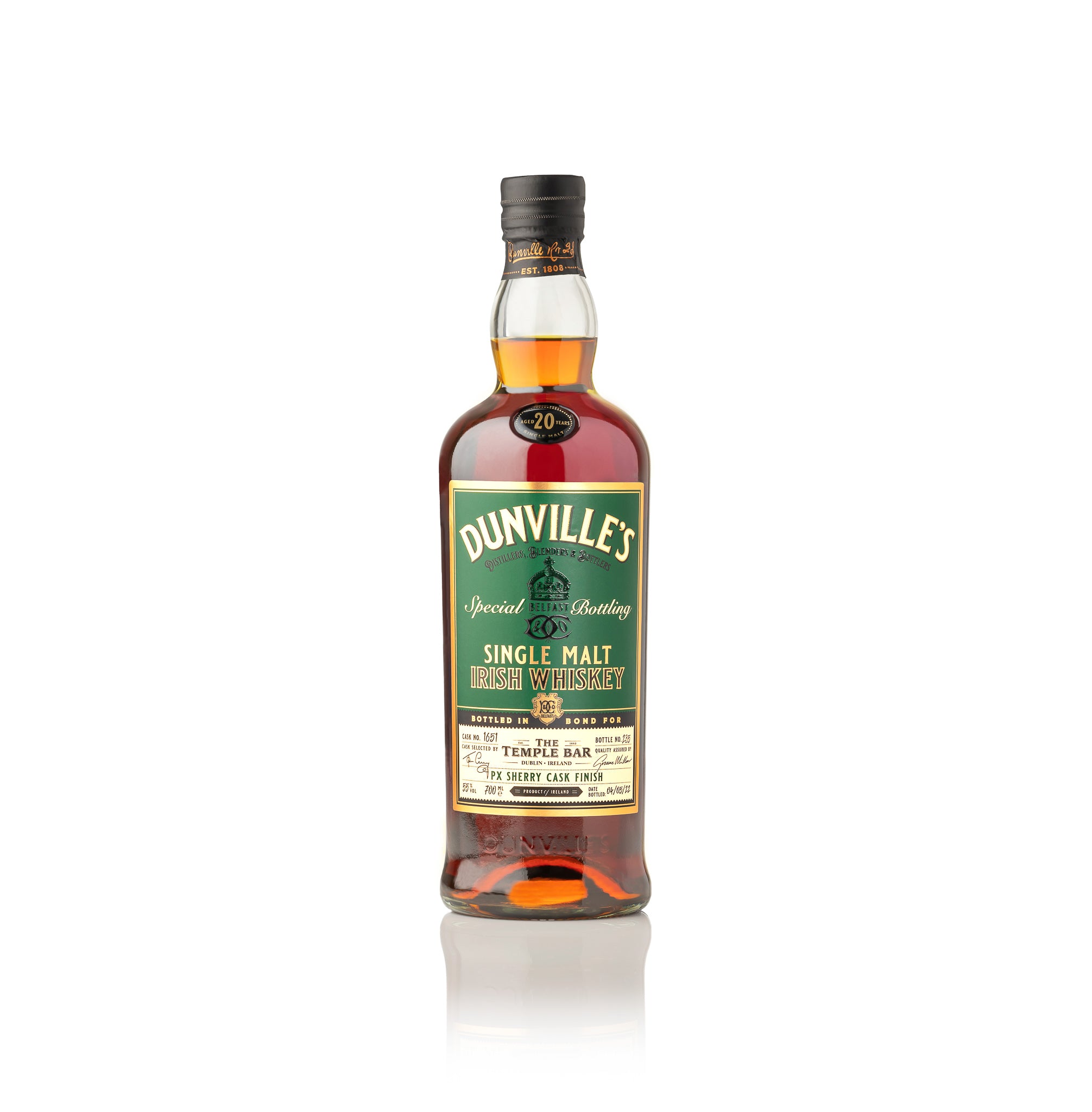Dunville's 20yr - The Temple Bar - 70CL