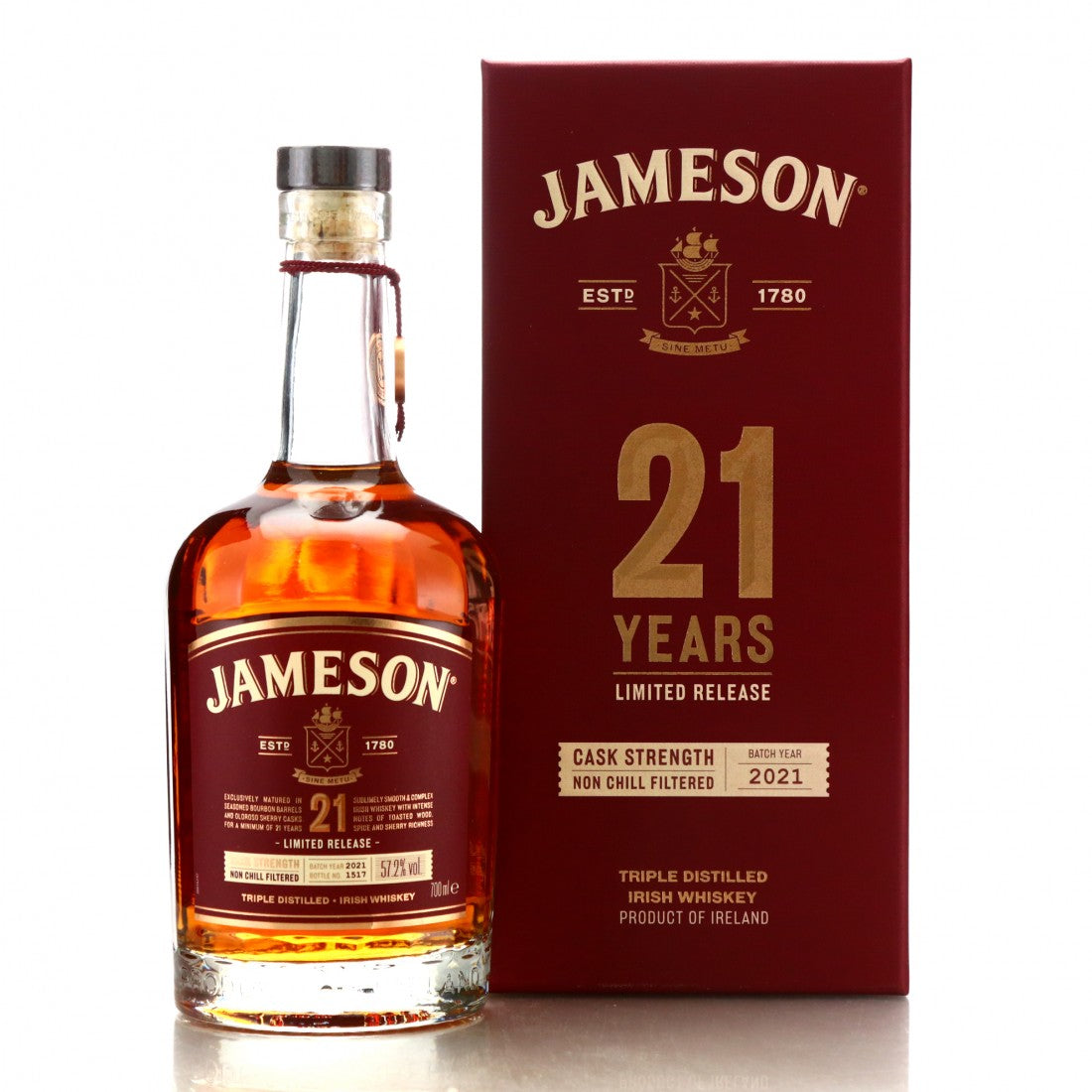 Jameson 21 Year Old - 70CL